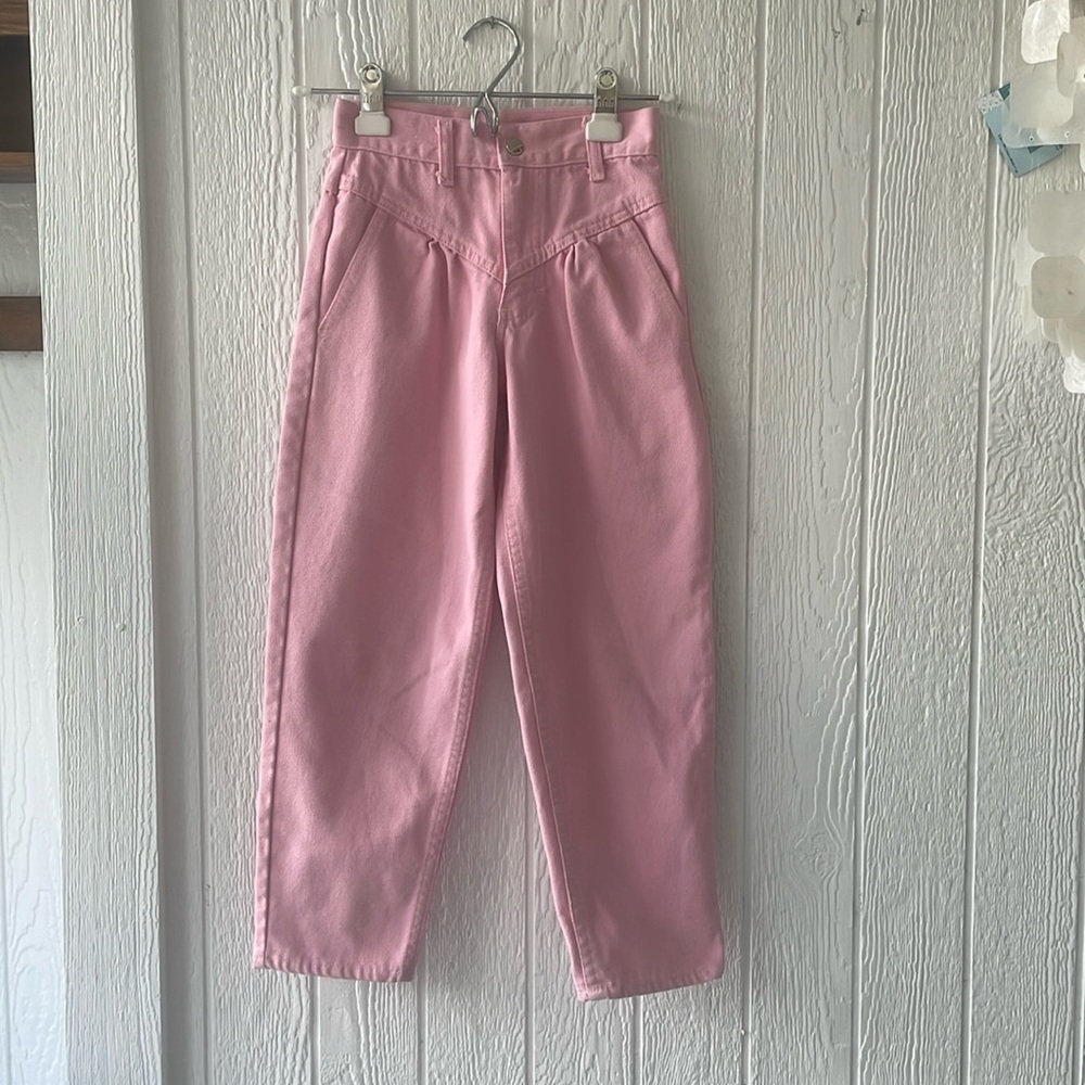 Vintage girls Smacs pink denim jeans